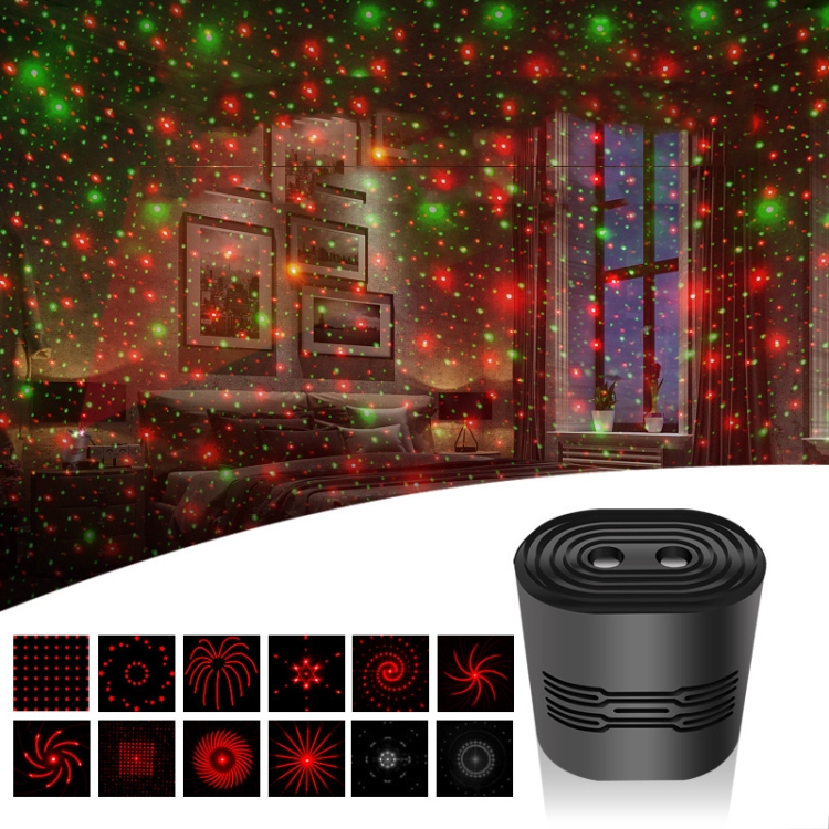 C209 USB Charge Mini Laser Stage Atmosphere Light, Specification: 12 In 1 Style (Black)
C209 USB Charge Mini Laser Stage Atmosphere Light, Specification: 12 In 1 Style (Black)
