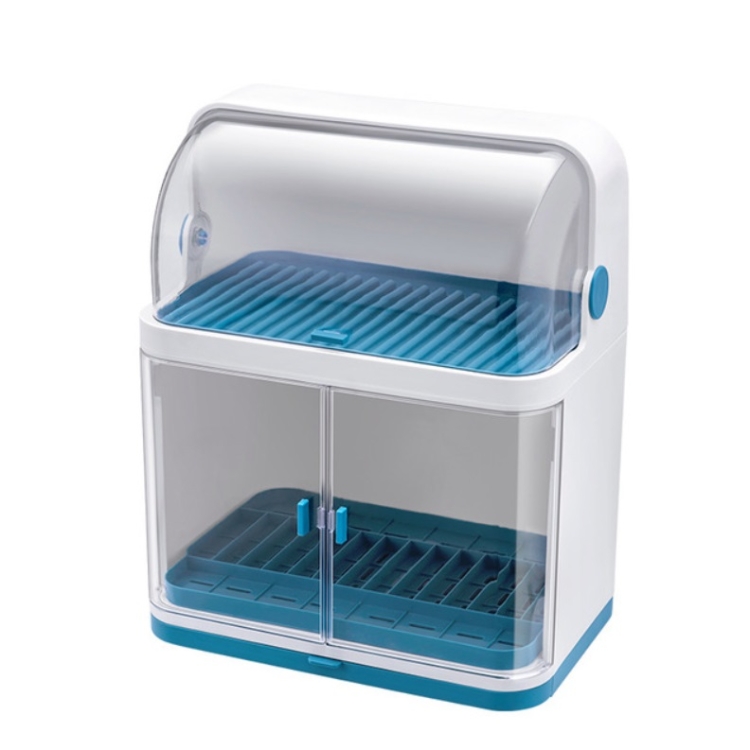 Tableware Storage Box Drain Rack Plastic Cupboard With Lid, Style:Double Layer
Tableware Storage Box Drain Rack Plastic Cupboard With Lid, Style:Double Layer
