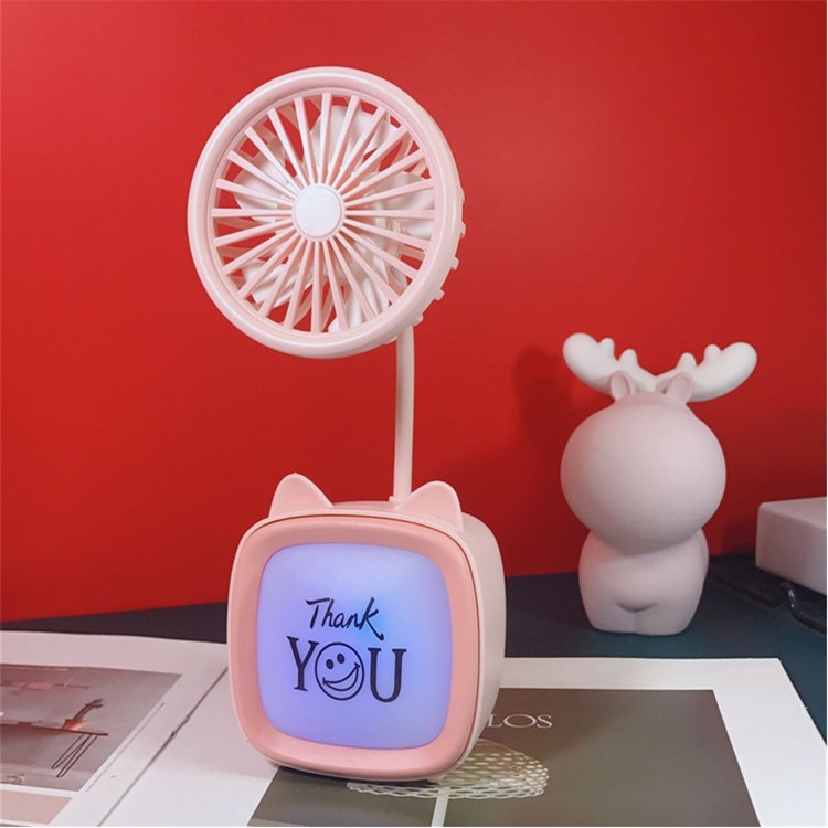 USB Rechargeable Atmosphere Light Electric Fan Mini Portable Desktop Office Desk Fan, Style:Bear(Random Color)
USB Rechargeable Atmosphere Light Electric Fan Mini Portable Desktop Office Desk Fan, Style:Bear(Random Color)