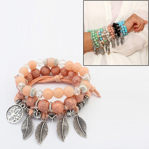 Vintage Ethnic Elasticity Marble Beads Bracelet Boho Leaves Bangle Bracelet(Orange)
Vintage Ethnic Elasticity Marble Beads Bracelet Boho Leaves Bangle Bracelet(Orange)