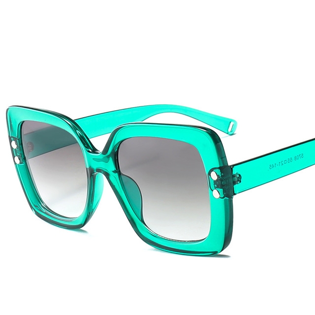 2 PCS Oversized Sunglasses Women Luxury Transparent Gradient Sun Glasses Big Frame Vintage Eyewear UV400 Glasses(Green)
2 PCS Oversized Sunglasses Women Luxury Transparent Gradient Sun Glasses Big Frame Vintage Eyewear UV400 Glasses(Green)