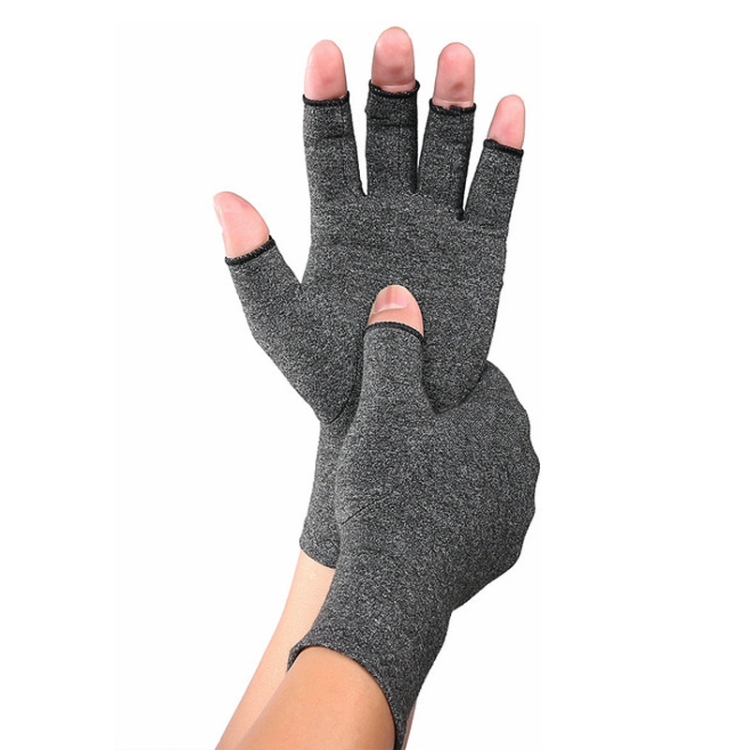 Gray A Pair Sports Breathable Health Care Half Finger Gloves Rehabilitation Training Arthritis Pressure Gloves, Size:L
Gray A Pair Sports Breathable Health Care Half Finger Gloves Rehabilitation Training Arthritis Pressure Gloves, Size:L
