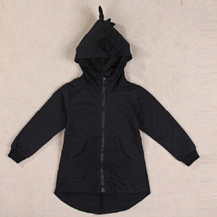 Spring and Autumn Children Cartoon Dinosaur Shaped Hooded Zip Jacket, Height:120cm(Black)
Spring and Autumn Children Cartoon Dinosaur Shaped Hooded Zip Jacket, Height:120cm(Black)