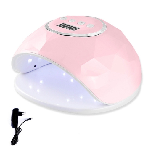 

F6 UV LED Lamp Nail Dryer Dual hands Nail Lamp Curing UV Gel Nail Polish With Sensor & Timer & LCD Display(Pink EU)