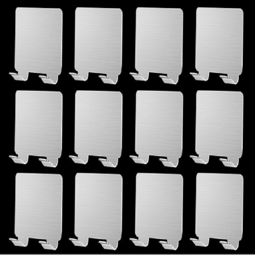12 PCS Double Hook Wall Free Punch Hook Stainless Steel Kitchen Bathroom Glue Hook Coat Hook
12 PCS Double Hook Wall Free Punch Hook Stainless Steel Kitchen Bathroom Glue Hook Coat Hook
