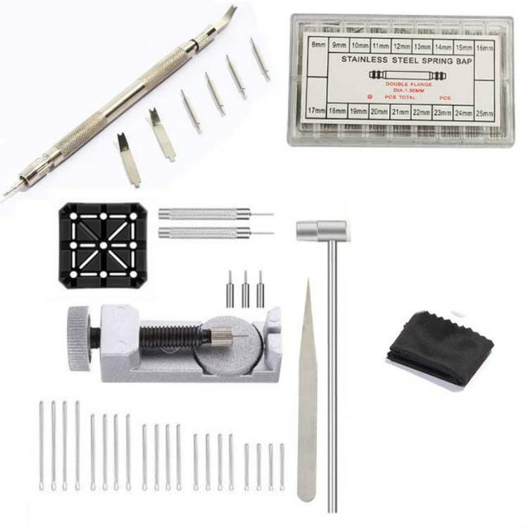 HQ0019 107 in 1 Watch Repair Tools Set Lug Pin Spring Pin Change Strap Tool Set
HQ0019 107 in 1 Watch Repair Tools Set Lug Pin Spring Pin Change Strap Tool Set