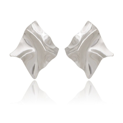 Irregular Square Shiny Metal Big Drop Earrings Women Rhombus Punk Earrings(Silver)
Irregular Square Shiny Metal Big Drop Earrings Women Rhombus Punk Earrings(Silver)
