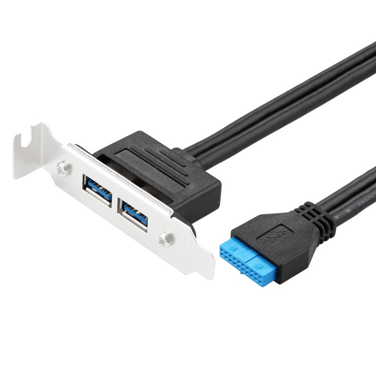 USB3.0 20P Bezel Cable Chassis PCI Bit Expansion USB3.0 Female Full-height Half-height Bezel(Black (Without Iron Sheet))
USB3.0 20P Bezel Cable Chassis PCI Bit Expansion USB3.0 Female Full-height Half-height Bezel(Black (Without Iron Sheet))