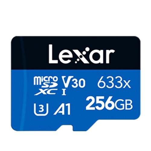 Lexar 633x 256GB High-speed Mobile Phone Camera Memory TF Card Switch Expansion Driving Recorder Dedicated Storage Flash Memory Card
Lexar 633x 256GB High-speed Mobile Phone Camera Memory TF Card Switch Expansion Driving Recorder Dedicated Storage Flash Memory Card