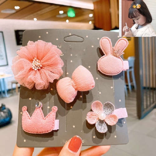 25 PCS / 5 Sets Children Hairpin Princess Crown Hair Accessories Headdress(Pink Bow)
25 PCS / 5 Sets Children Hairpin Princess Crown Hair Accessories Headdress(Pink Bow)
