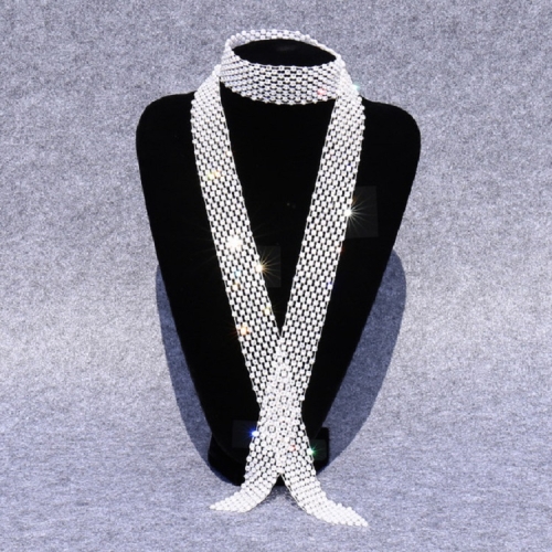 White Diamond on White Women Sequined Rhinestone Bow Tie Dance Costume Accessories
White Diamond on White Women Sequined Rhinestone Bow Tie Dance Costume Accessories