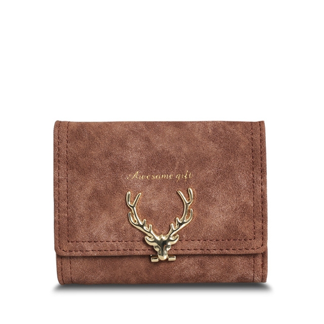 Fashionable Frosted Fawn Short Style Women Bag Multi-card Pocket Purse(Brown)
Fashionable Frosted Fawn Short Style Women Bag Multi-card Pocket Purse(Brown)