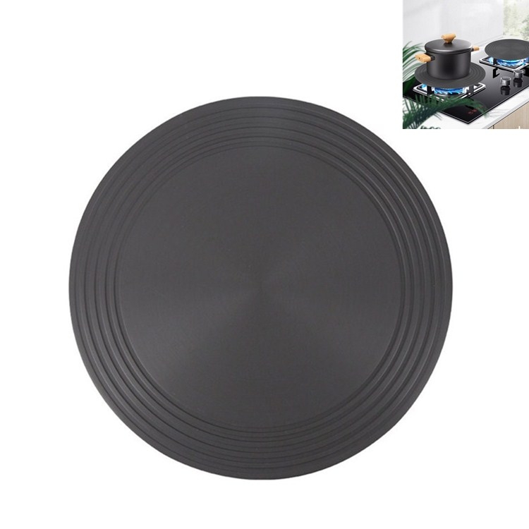 Gas Stove Heat-conducting Plate Kitchen Fast Defrosting Plate Pot Anti-burning Black Heat-conducting Plate, Size:28cm
Gas Stove Heat-conducting Plate Kitchen Fast Defrosting Plate Pot Anti-burning Black Heat-conducting Plate, Size:28cm