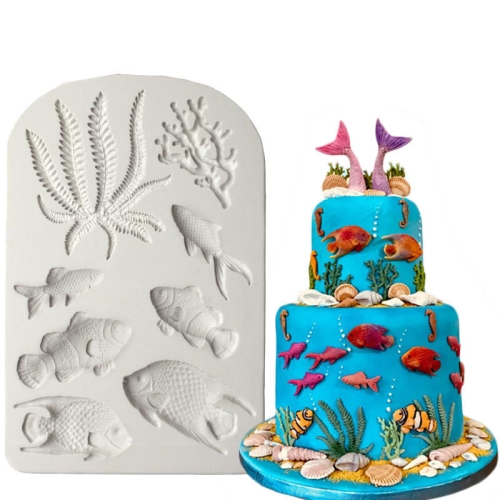 2 PCS Fondant Chocolate Dry Pes Fish Model Marine Animal Silicone Mould(Gray 50-1138)
2 PCS Fondant Chocolate Dry Pes Fish Model Marine Animal Silicone Mould(Gray 50-1138)