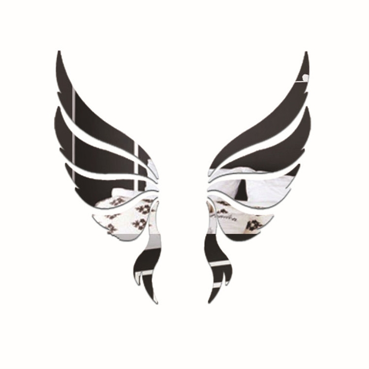 Crystal Three Dimensional Decorative Wall Stickers Angel Wings Bedroom Decorative Mirror(Black)
Crystal Three Dimensional Decorative Wall Stickers Angel Wings Bedroom Decorative Mirror(Black)