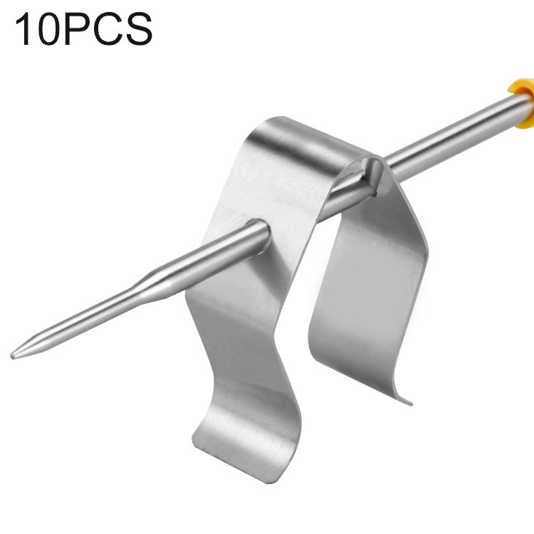 10 PCS Home Kitchen BBQ Grill Probe Holder, Specification: Single Hole Probe Holder
10 PCS Home Kitchen BBQ Grill Probe Holder, Specification: Single Hole Probe Holder
