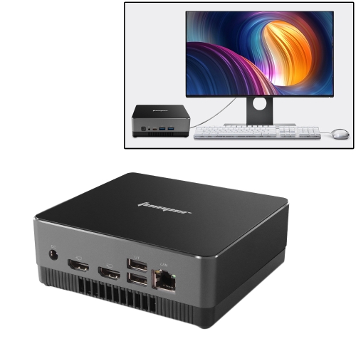 

Jumper EZBox i3 Mini PC, Intel Broadwell i3-5005U Processor Dual Core 2.0GHz, RAM: 8GB, ROM: 128GB, Support Dual HDMI