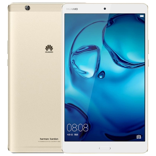 

Huawei MediaPad M3 BTV-W09, 8.4 inch, 4GB+64GB, Official Global ROM, Fingerprint Identification & Navigation, 2K Dazzling Screen, EMUI 4.1 (Based on Android 6.0), Kirin 950 Octa Core up to 2.3GHz, GPS Dual Band WiFi, HiFi (Gold)