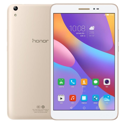 

Huawei Honor Tablet 2 JDN-AL00, 8.0 inch, 3GB+32GB, Official Global ROM, EMUI4.0 (Android 6.0) Qualcomm Snapdragon 616 Octa Core 4x1.5GHz + 4x1.2GHz, WiFi, OTG, BT, GPS(Gold)