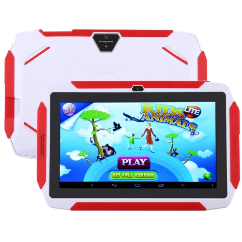 

Q98 Kids Game Tablet PC, 7.0 inch, 1GB+16GB, Android 9.0 Allwinner A50 Quad Core, Support WiFi / Bluetooth / TF Card / G-sensor / Dual Camera(White)