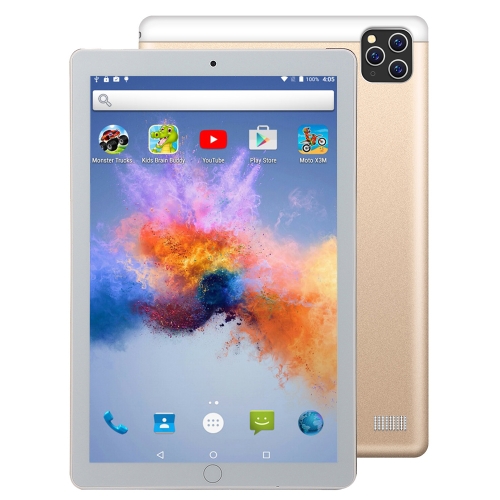 BDF A10 3G Phone Call Tablet PC, 10 inch, 2GB+32GB, Android 9.0, MTK8321 Octa Core Cortex-A7, Support Dual SIM & Bluetooth & WiFi & GPS, EU Plug (Gold)
BDF A10 3G Phone Call Tablet PC, 10 inch, 2GB+32GB, Android 9.0, MTK8321 Octa Core Cortex-A7, Support Dual SIM & Bluetooth & WiFi & GPS, EU Plug (Gold)
