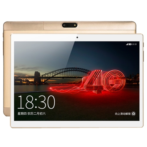 

ONDA V10 4G Calling Tablet, 10.1 inch, 2GB+32GB, CE / FCC / ROHS / WEEE Certificated, Dual SIM, Dual Camera, ONDA ROM 2.0 (Based on Android 7.0 OS), MTK6753 Octa Core 1.3GHz, Support 128GB Micro SD / TF Card, WiFi, Bluetooth 4.0, GPS, FM