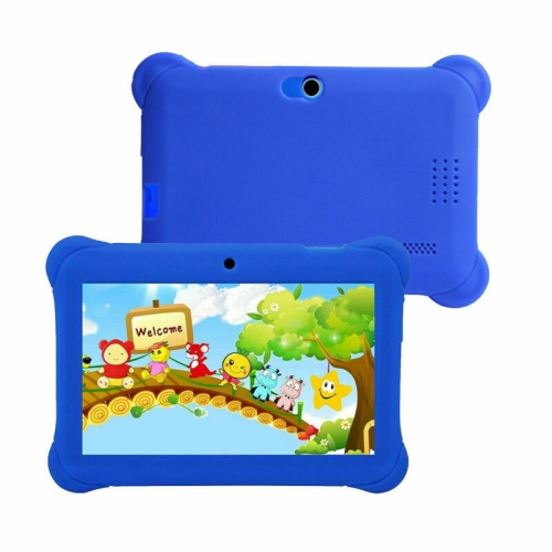 

Q88 Kids Education Tablet PC, 7.0 inch, 512MB+8GB, Android 4.4 Allwinner A33 Quad Core, WiFi, Bluetooth, OTG, FM, Dual Camera, with Silicone Case (Blue)