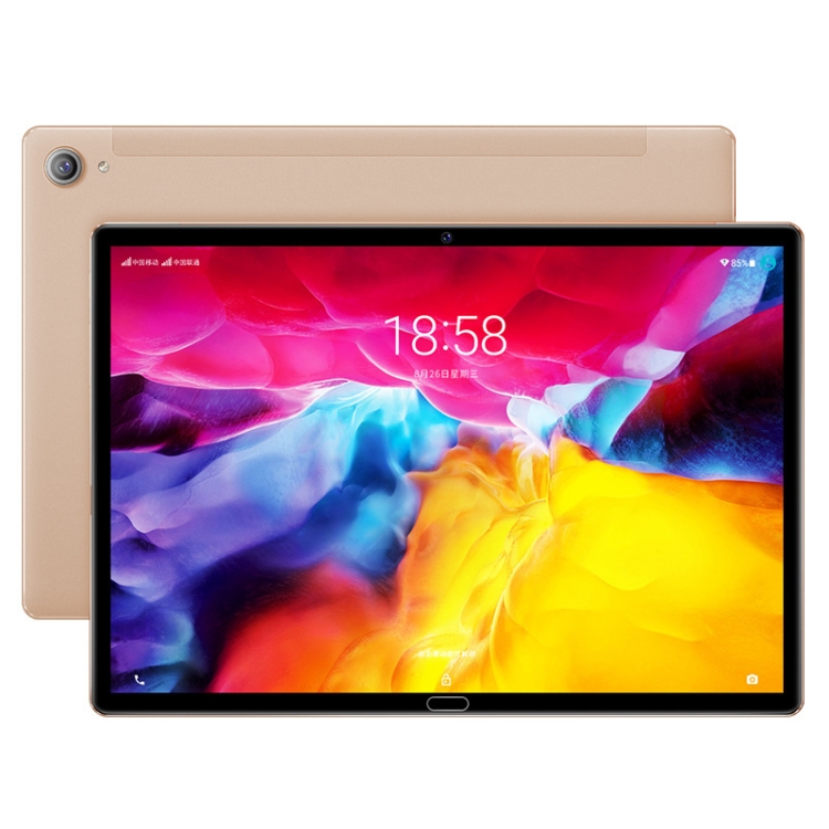 S6 4G Phone Call Tablet PC, 10.8 inch, 3GB+32GB, 2K Retina Display, Android 8.0 MT6797 64-bits Deca-core up to 2.6GHz, Support Dual Band WiFi / Bluetooth / GPS / OTG(Gold)
S6 4G Phone Call Tablet PC, 10.8 inch, 3GB+32GB, 2K Retina Display, Android 8.0 MT6797 64-bits Deca-core up to 2.6GHz, Support Dual Band WiFi / Bluetooth / GPS / OTG(Gold)