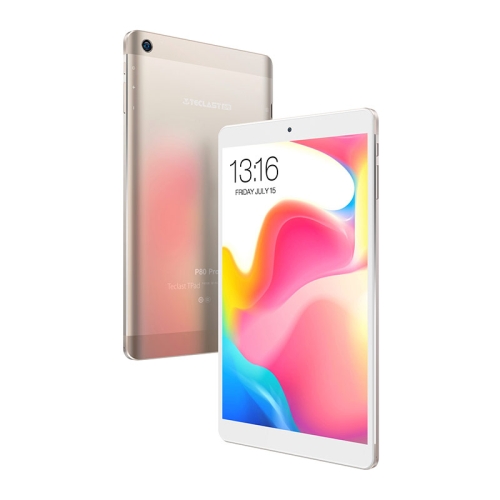 

Teclast P80 Pro Tablet, 8.0 inch, 3GB+16GB, 5000mAh Battery, Android 7.0 MT8163 Quad Core 64-bit 1.5GHz, Support Bluetooth & Dual Band WiFi & TF Card & OTG & GPS(Champagne Gold)