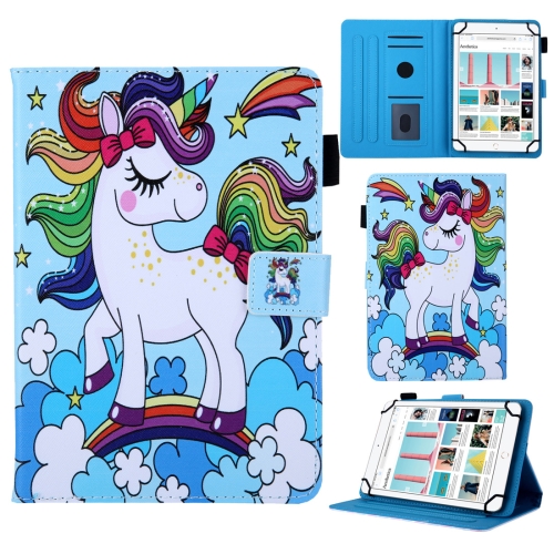 Universal Rainbow Unicorn Pattern Horizontal Flip Leather Case for 7 inch Tablet PC, with Holder & Card Slot & Wallet
Universal Rainbow Unicorn Pattern Horizontal Flip Leather Case for 7 inch Tablet PC, with Holder & Card Slot & Wallet