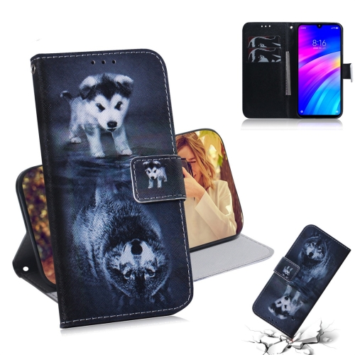 Wolf and Dog Pattern Coloured Drawing Horizontal Flip Leather Case for Xiaomi Redmi 7, with Holder & Card Slots & Wallet
Wolf and Dog Pattern Coloured Drawing Horizontal Flip Leather Case for Xiaomi Redmi 7, with Holder & Card Slots & Wallet