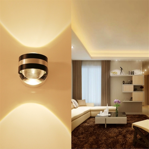 

YWXLight 3W Bathroom Mirror LED Wall Light Lamp Nightlight Wall Mounted, AC 110-240V (Warm White)