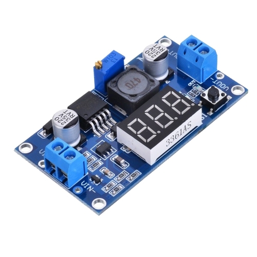 

LDTR-WG0178 LM2596 Power Step-down Voltage Regulator Module Voltmeter Display