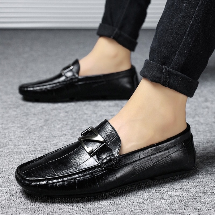 Round Head Flat Heel Comfortable and Breathable Casual PU Peas Shoes for Men (Color:Black Size:38)
Round Head Flat Heel Comfortable and Breathable Casual PU Peas Shoes for Men (Color:Black Size:38)