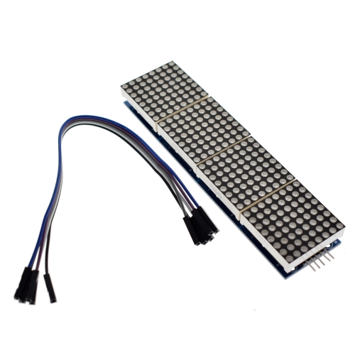 LDTR-WG0221 MAX7219 Microcontroller 4-in-1 Display Dot Matrix Module for Arduino
LDTR-WG0221 MAX7219 Microcontroller 4-in-1 Display Dot Matrix Module for Arduino