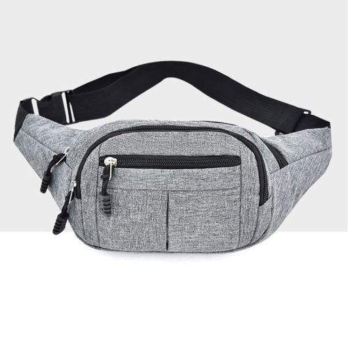 Pure Color Multi-function Casual Pockets Waterproof Chest Bag Waist Sport Bag (Grey)
Pure Color Multi-function Casual Pockets Waterproof Chest Bag Waist Sport Bag (Grey)