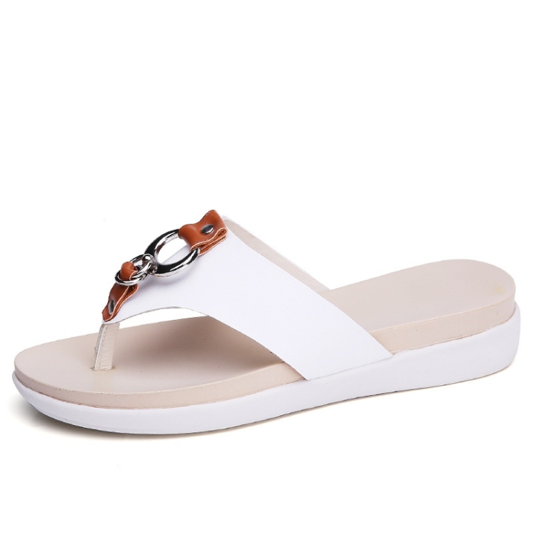Simple Non-slip Casual Beach Slippers Sandals for Women (Color:White Size:35)
Simple Non-slip Casual Beach Slippers Sandals for Women (Color:White Size:35)
