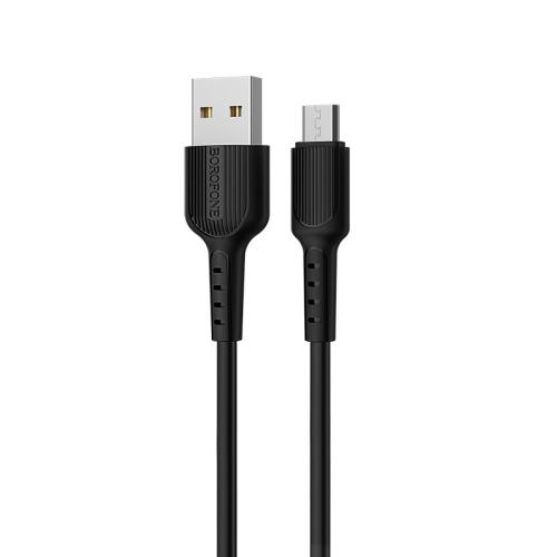 Borofone BX16 1m 2A Micro USB to USB Charging Data Cable for Galaxy, Huawei, LG, HTC, Sony and Other Phones (Black)
Borofone BX16 1m 2A Micro USB to USB Charging Data Cable for Galaxy, Huawei, LG, HTC, Sony and Other Phones (Black)