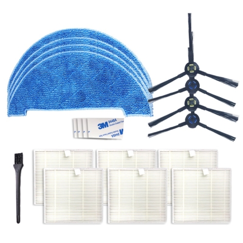 XI278 2 Pairs I258 Side Brush + 6 PCS I206 Filter + 4 PCS I262 Rag + 4 PCS G604 Magic Adhesive Sticker + G101 Small Black Brush for ILIFE V8S
XI278 2 Pairs I258 Side Brush + 6 PCS I206 Filter + 4 PCS I262 Rag + 4 PCS G604 Magic Adhesive Sticker + G101 Small Black Brush for ILIFE V8S