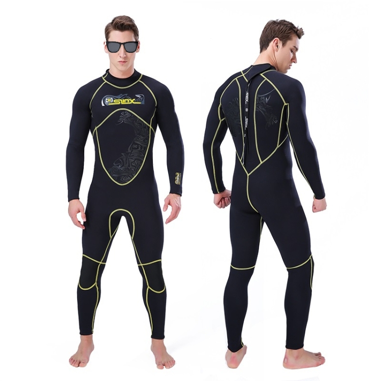 SLINX 1101 3mm Neoprene Super Elastic Wear-resistant Warm Cold-proof Y Shape Stitching One-piece Long Sleeve Wetsuit for Men
SLINX 1101 3mm Neoprene Super Elastic Wear-resistant Warm Cold-proof Y Shape Stitching One-piece Long Sleeve Wetsuit for Men