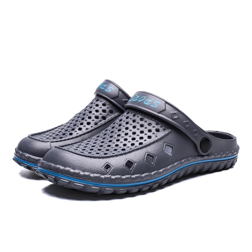 Youth Trend Hollow Soft and Comfortable Folding Resistance Beach Hole Shoes for Men (Color:Grey Size:43)
Youth Trend Hollow Soft and Comfortable Folding Resistance Beach Hole Shoes for Men (Color:Grey Size:43)