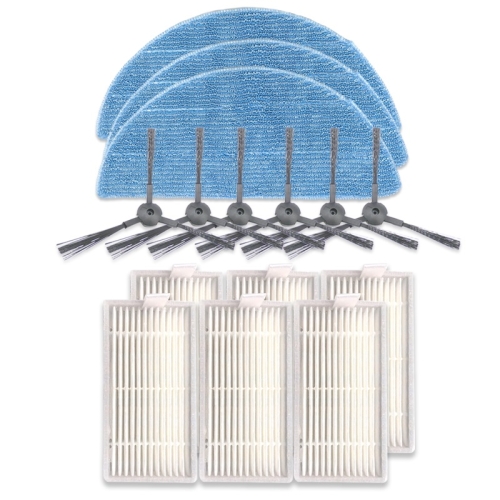 XI242 3 Pairs K614 Side Brushes + 6 PCS I208 Filters+ 3 PCS I201 Rags Set for ILIFE V5S Pro / V50 / V5S
XI242 3 Pairs K614 Side Brushes + 6 PCS I208 Filters+ 3 PCS I201 Rags Set for ILIFE V5S Pro / V50 / V5S