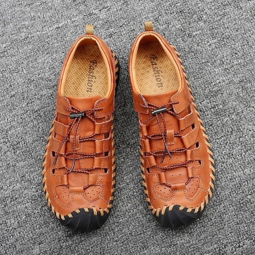 Lace-up Breathable Outdoor Casual Sandals for Men (Color:Yellow Brown Size:39)
Lace-up Breathable Outdoor Casual Sandals for Men (Color:Yellow Brown Size:39)
