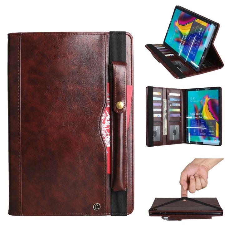 Crazy Horse Texture Horizontal Flip Leather Case for Galaxy Tab S 5E 10.5 / T720 / T725, with Card Slots & Pen Slot & Holder & Wallet (Coffee)
Crazy Horse Texture Horizontal Flip Leather Case for Galaxy Tab S 5E 10.5 / T720 / T725, with Card Slots & Pen Slot & Holder & Wallet (Coffee)