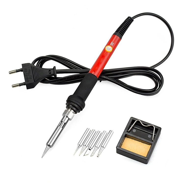 60W Adjustable Temperature Soldering Station Solder Tip Electrical Soldering Iron Rework Welding Tool(Color:Red Size:EU Plug)
60W Adjustable Temperature Soldering Station Solder Tip Electrical Soldering Iron Rework Welding Tool(Color:Red Size:EU Plug)