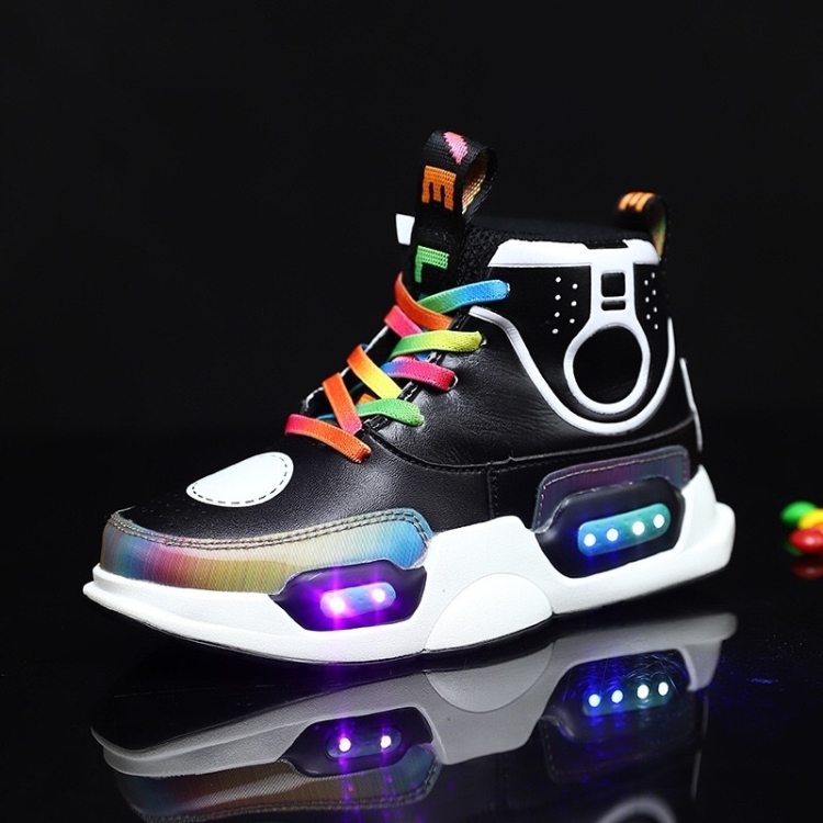 USB Charging LED Light Shoes Comfortable Breathable Casual Shoes (Color:Black Size:28)
USB Charging LED Light Shoes Comfortable Breathable Casual Shoes (Color:Black Size:28)