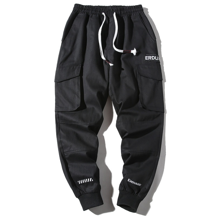 Multi-pocket Embroidery Harlan Overalls Sports Beam Foot Wild Casual Pants for Men (Color:Black Size:XXXL)
Multi-pocket Embroidery Harlan Overalls Sports Beam Foot Wild Casual Pants for Men (Color:Black Size:XXXL)