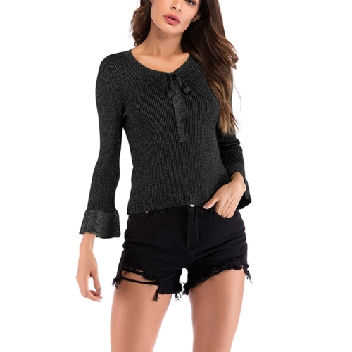 Autumn and Winter Solid Color Long-sleeved Pullover Sweater (Color:Black Size:L)
Autumn and Winter Solid Color Long-sleeved Pullover Sweater (Color:Black Size:L)
