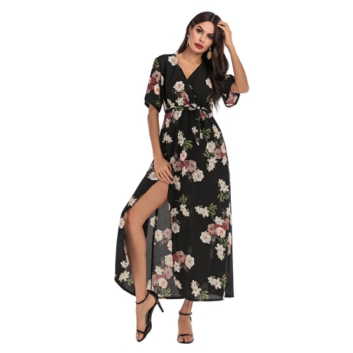 Chiffon Long Skirt Female Black Casual Printing Waist Dress Skirt (Color:Black Size:S)
Chiffon Long Skirt Female Black Casual Printing Waist Dress Skirt (Color:Black Size:S)