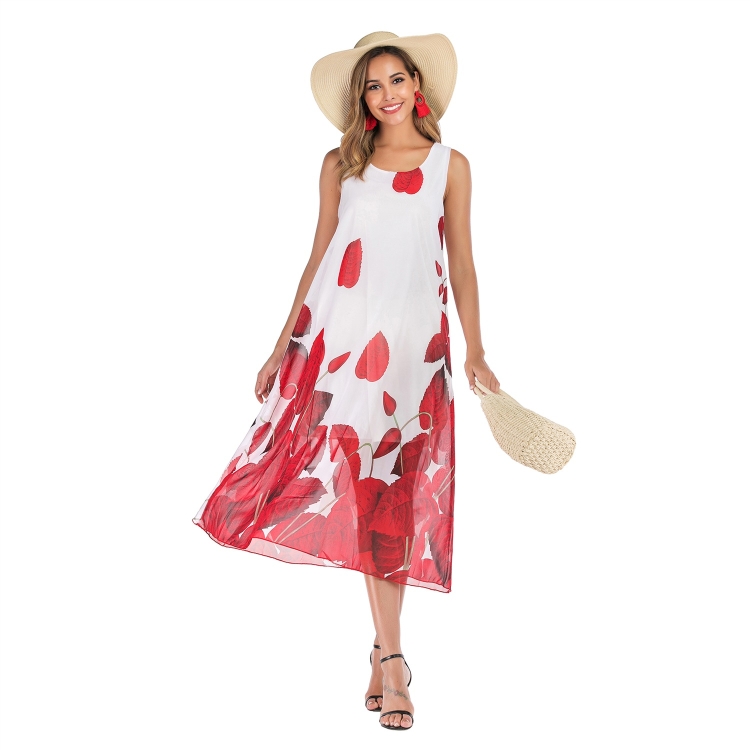 Plus Size Chiffon Floral Floral Dress With Loose Print Dress Women (Color:Picture Color Size:M)
Plus Size Chiffon Floral Floral Dress With Loose Print Dress Women (Color:Picture Color Size:M)